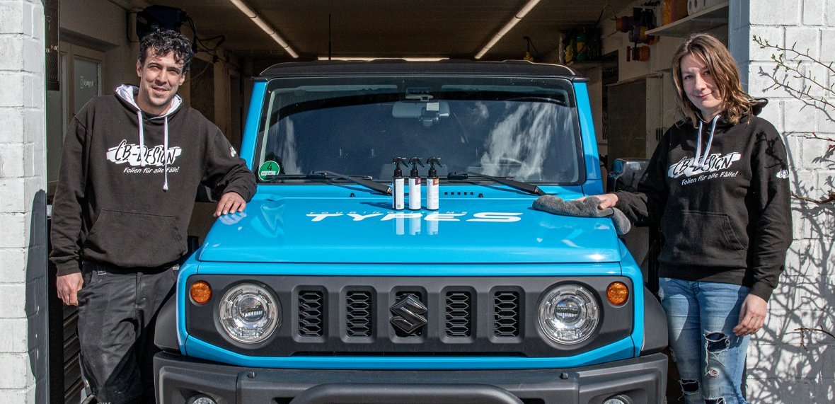 Folierte Autos pflegen - TYPE S® | Teil der Horizon Brands Group