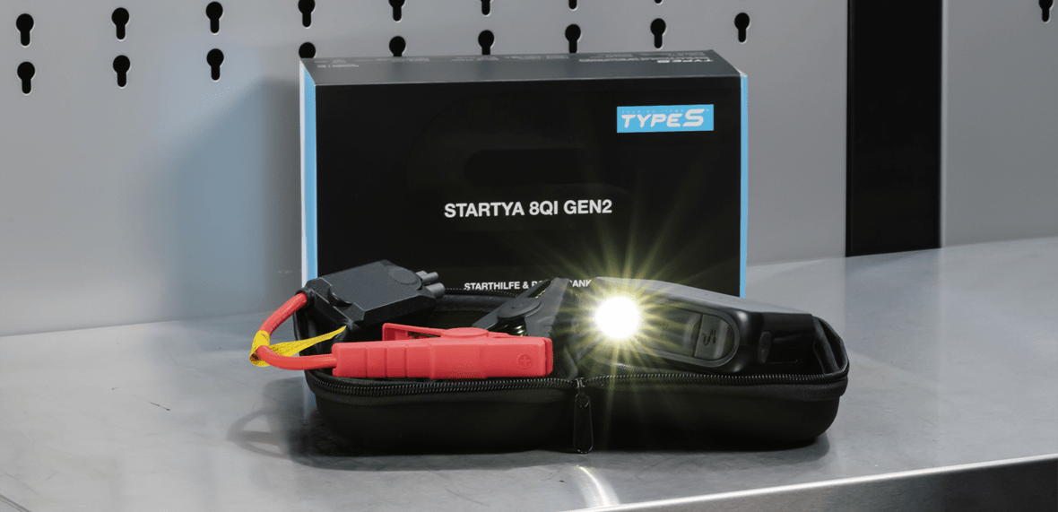 StartYa 8Qi Gen2 | Starke Starthilfe fürs Auto und handliche Powerbank der  2. Generation