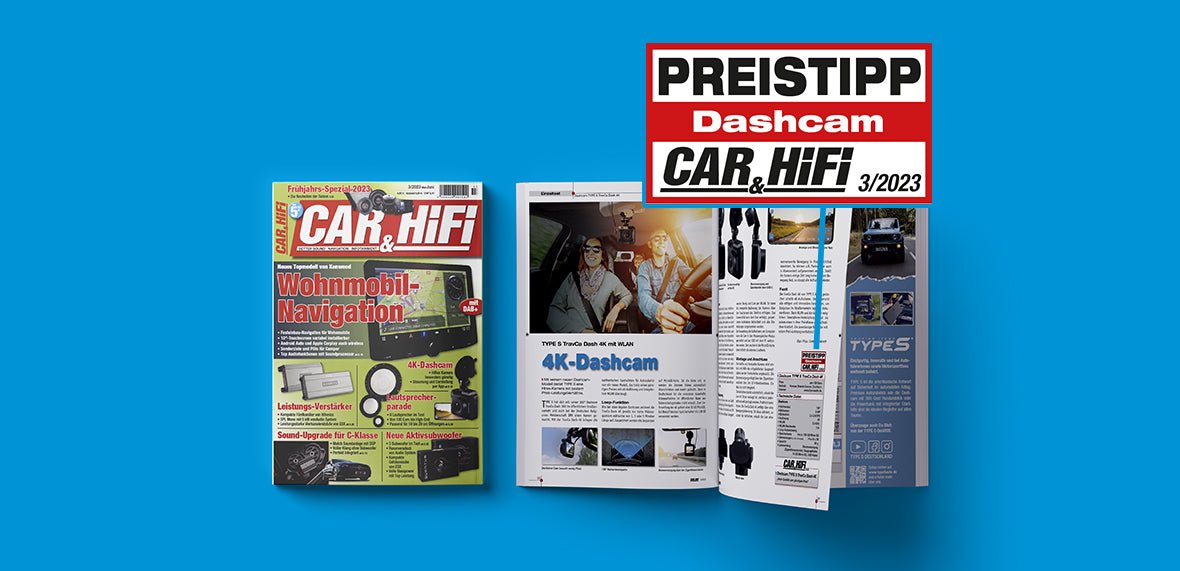 TravCa Dash 4K für Car&Hifi ein Tipp - TYPE S® | Teil der Horizon Brands Group