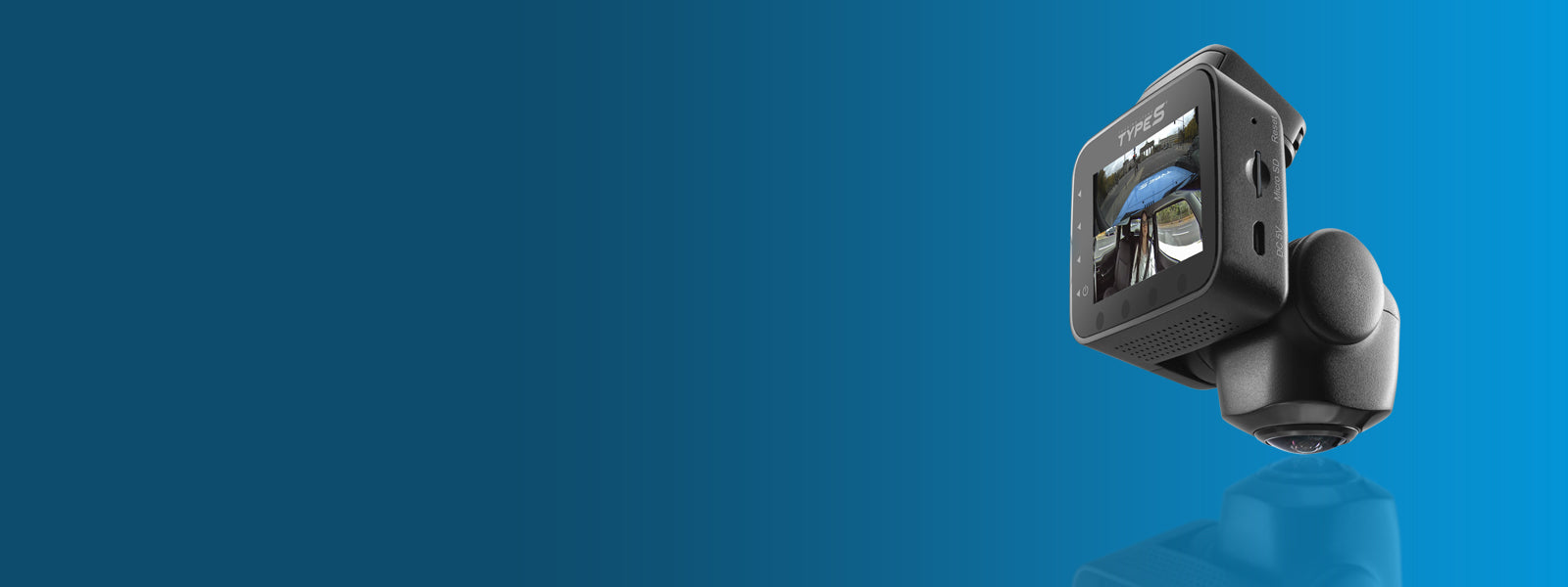 TravCa Dash 360 | Full HD Dashcam mit 360 Grad Rundum Blick - TYPE S® | Teil der Horizon Brands Group