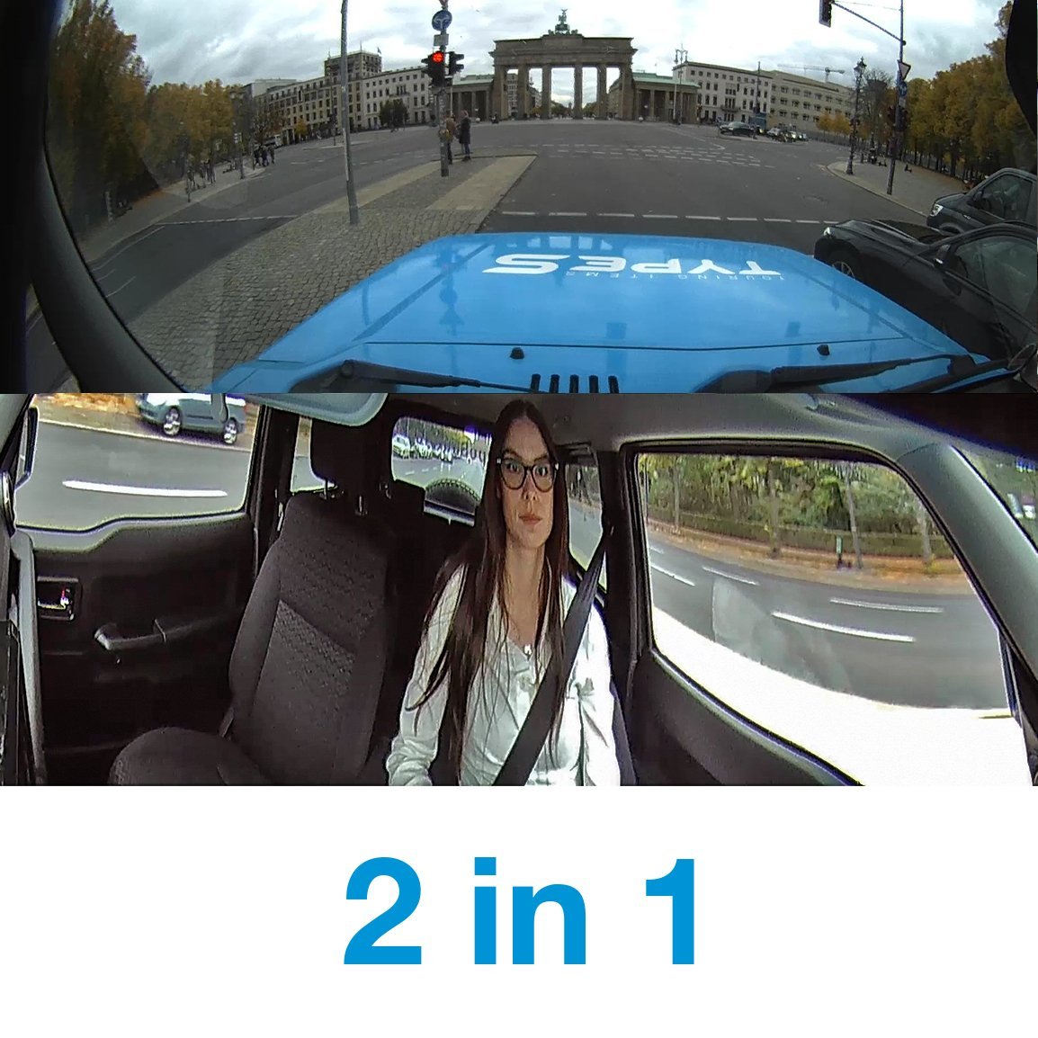 Full HD Dashcam mit 360 Grad Rundum Blick - TypeS presented by Horizon Brands Europe