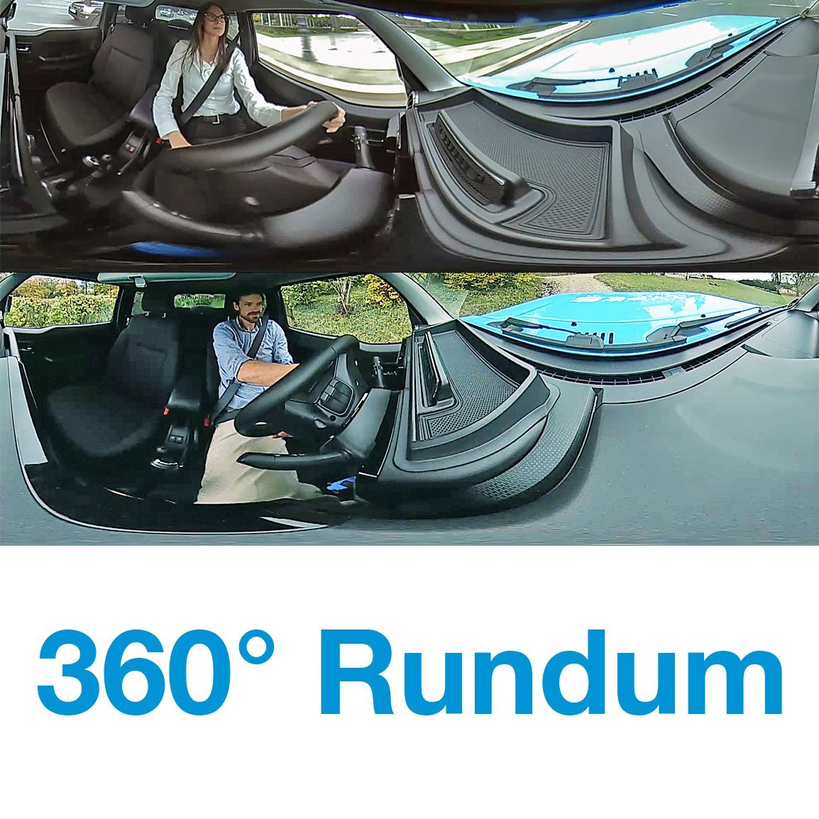 Full HD Dashcam mit 360 Grad Rundum Blick - TypeS presented by Horizon Brands Europe