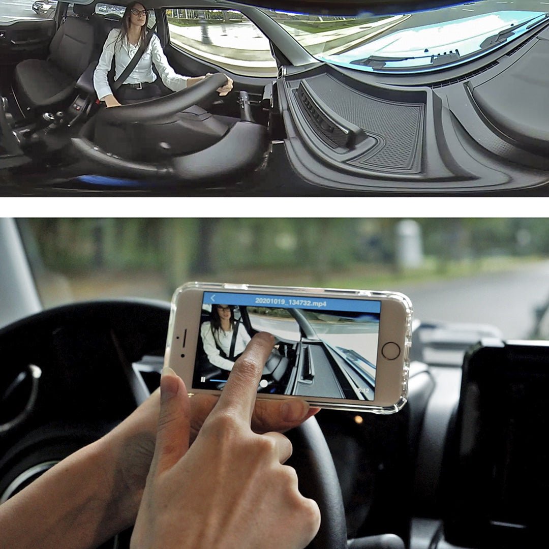 TravCa Dash 360 2K | Dashcam mit 360 Grad Rundum Blick in 2K Bildqualität - TYPE S® | Teil der Horizon Brands Group
