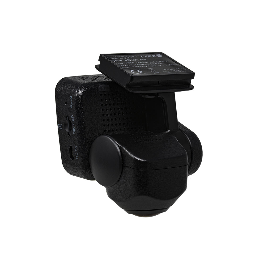 360 Grad Dashcam mit 2K Rundum Blick TYPE S TravCa Dash 360 2K - TYPE S®
