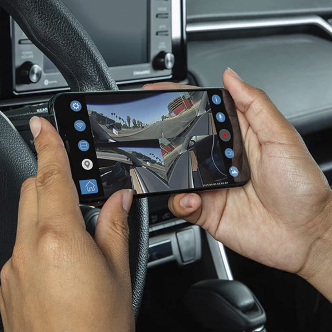 TravCa Dash 360 2K | Dashcam mit 360 Grad Rundum Blick in 2K Bildqualität - TYPE S® | Teil der Horizon Brands Group
